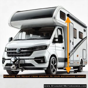 How to measure your motorhome for an awning.