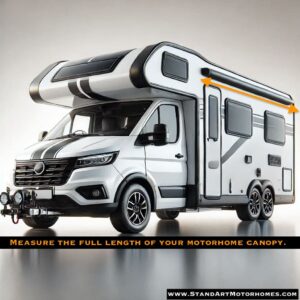 Motorhome Awning Lenth diagram