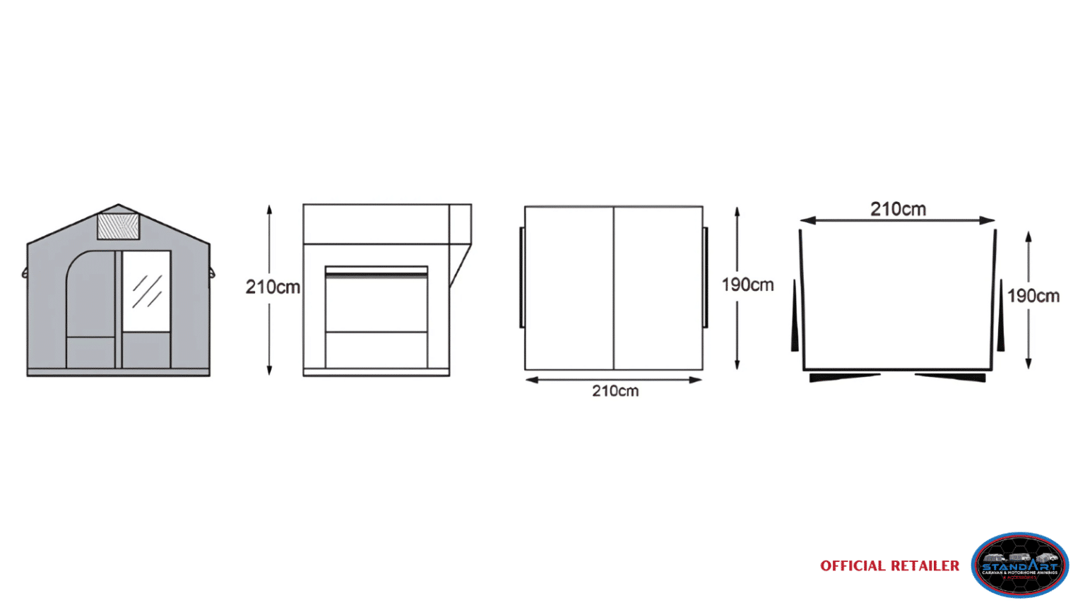 A drawing of the dimensions of a tv stand.