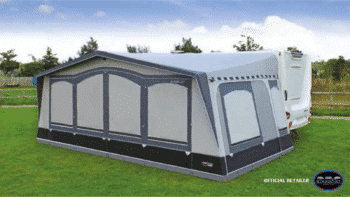 Camptech Buckingham Dl Full 3m Deep Seasonal Awning frame diagram