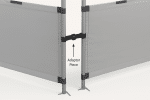CampTech Windbreak Panel Connection Adaptor Kit Effortlessly Expand Your Setup with Seamless Integration