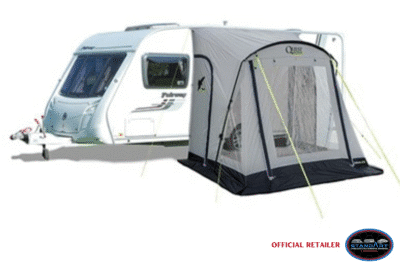 Quest Falcon Pro 220 Poled Porch Awning (Mid Grey)