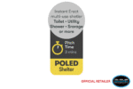 Instant Utility & Toilet Tent – Grey (5)