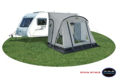 Quest Falcon Pro 260 Poled Porch Awning Mid Grey