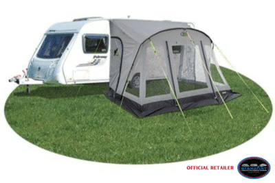 Quest Falcon Pro 390 Poled Porch Awning (Mid Grey)