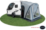 Quest Falcon Pro Base 200 Poled Porch Awning (Mid Grey) (4)