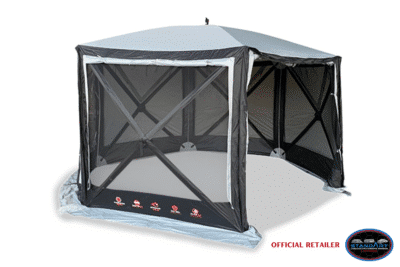 Screen House 6 Pro Pop-Up Gazebo Grey