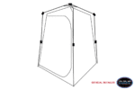 instant Utility and Toilet Tent Green (5)