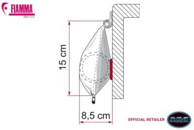 Fiamma Caravanstore Zip XL Canopy & Privacy Room