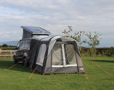 CampTech Moto Tudor AIR Inflatable Tailgate Drive-Away Awning