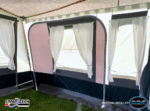 Camptech Buckingham DL Full Seasonal Caravan awnings with 28mm steel frame.