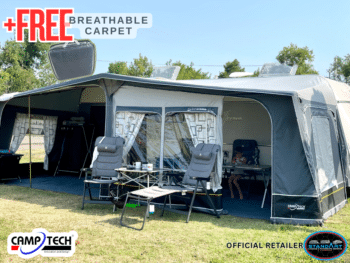 2026 Camptech Savanna DL Full Seasonal Caravan Awning with Free Accessories