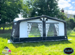 Dorema Daytona Air Awning – Full Seasonal Awning on seasonal pitch internal view