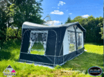 Dorema Daytona Air Awning – Full Seasonal Awning on seasonal pitch internal view