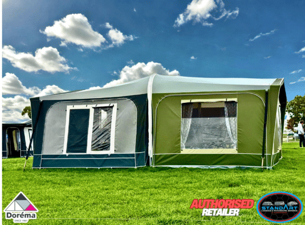 Dorema Diamond XL300 vs Dorema Monza 270 Green.