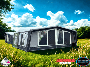 Dorema Diamond XL300 De Luxe Full Seasonal Caravan Awning with 28mm steel frame