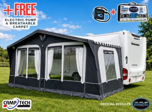 Camptech Hampton DL Full Seasonal Caravan AIR Awning