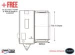 Camptech Hampton DL Full Seasonal Caravan AIR Awning (1)
