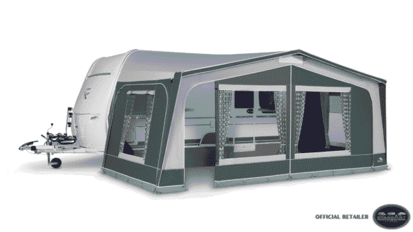Dorema Monza 240 awning with Free Carbon fibre frame upgrade