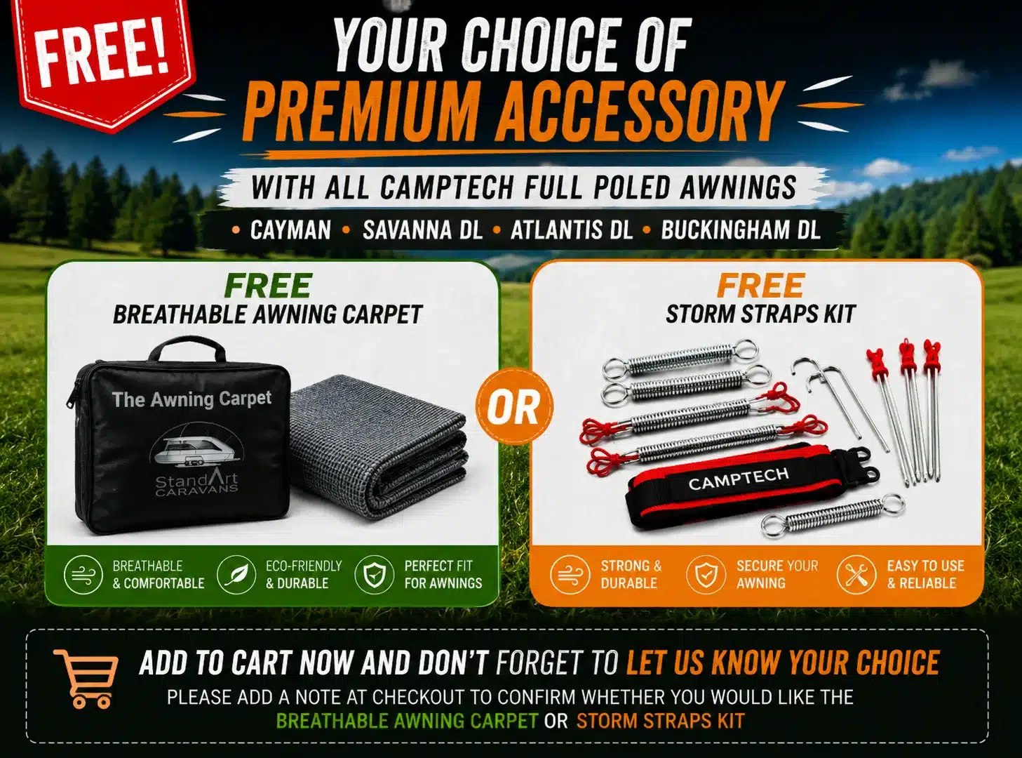 Free Carpet Or Storm Straps Offer Free Carpet Or Storm Straps Offer