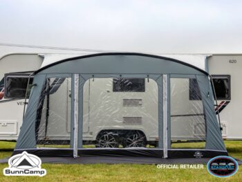 SunnCamp Toldo 390 Porch Awning _ Versatile Pole Awning with Dual Annexe Compatibility