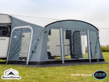 SunnCamp Toldo 390 Porch Awning _ Versatile Pole Awning with Dual Annexe Compatibility