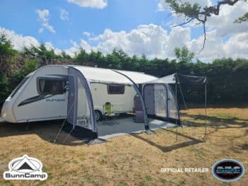 SunnCamp Ultima Versara Deluxe 390 260 Poled Caravan Porch Awning