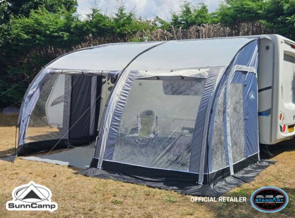 SunnCamp Ultima Versara Deluxe 390 260 Poled Caravan Porch Awning