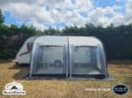 SunnCamp Ultima Versara Deluxe 390 260 Poled Caravan Porch Awning