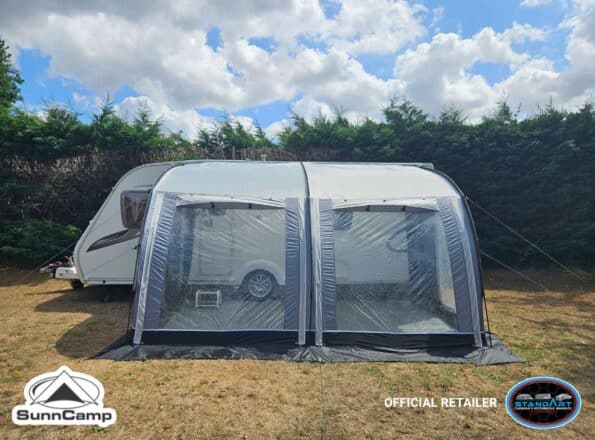 SunnCamp Ultima Versara Deluxe 390 260 Poled Caravan Porch Awning