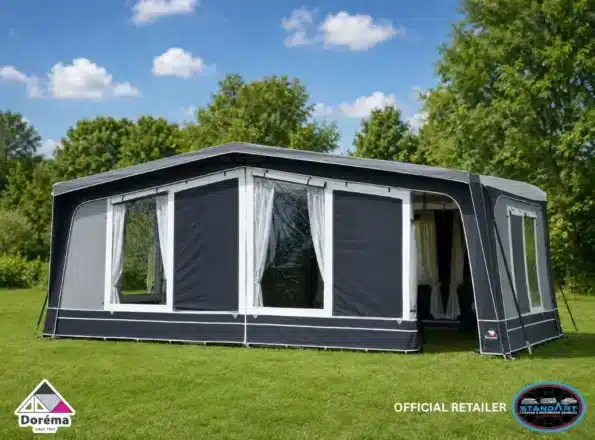 Dorema Diamond XL270 seasonal caravan awning with 270cm depth interior