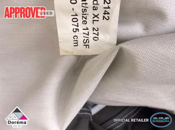 2021 Dorema Garda XL270 Size 17 Full Caravan Awning – Approved Used