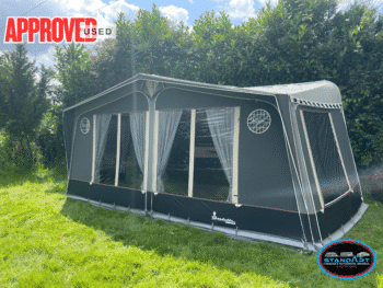 Approved Used Isabella Capri Coal 900cm Full Caravan Awning